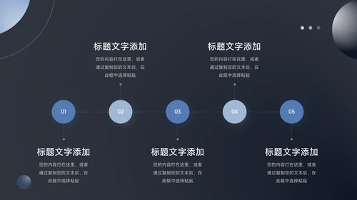 暗蓝色酷炫商业计划书PPT模板