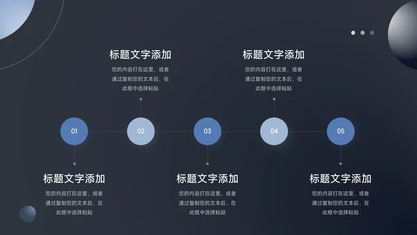 暗蓝色酷炫商业计划书PPT模板