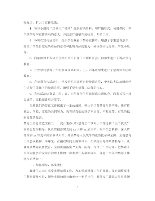 精编之禁毒个人工作总结范文精选.docx