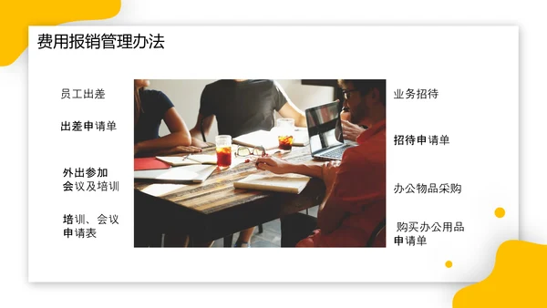 财务报销流程PPT模板