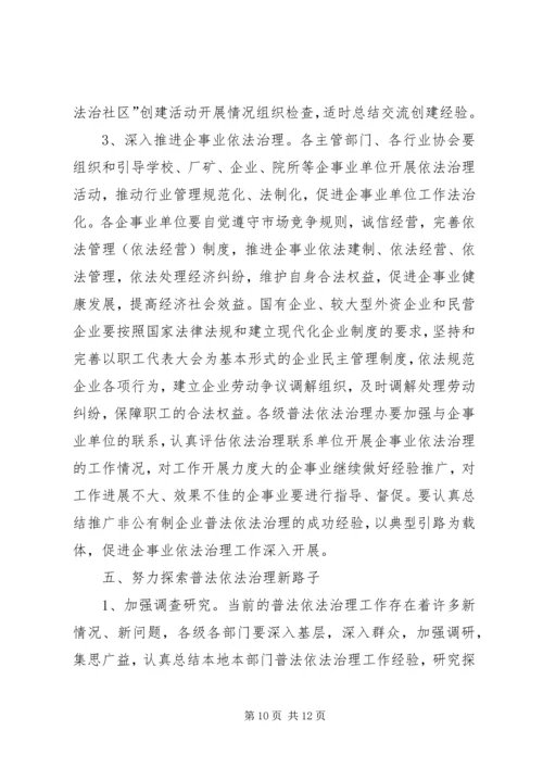 普法依法治市工作计划.docx