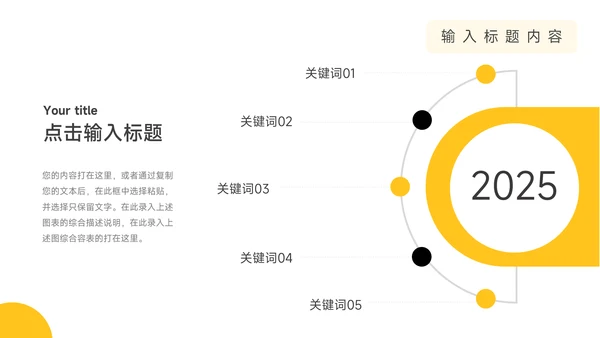 黄色前沿插画风电商运营方案策划PPT模板