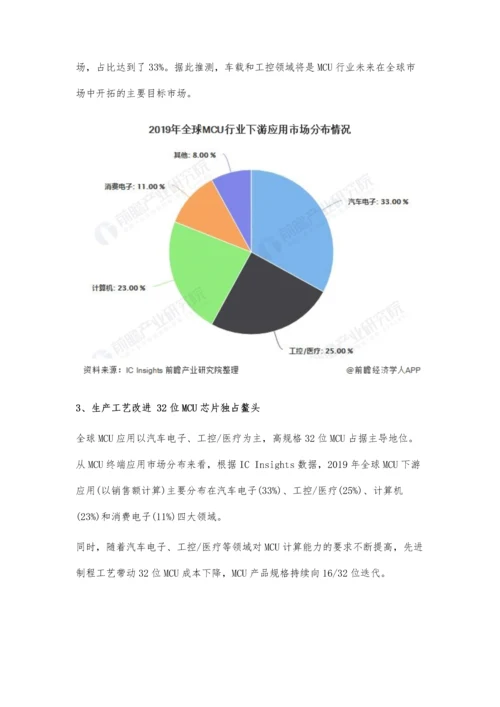 全球MCU行业市场规模、企业市场份额及发展前景分析-亚洲地区提升空间巨大.docx