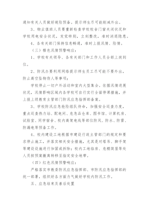 雷雨天气应急预案方案.docx