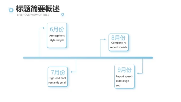 蓝色大气公司产品介绍宣传通用PPT动态模板