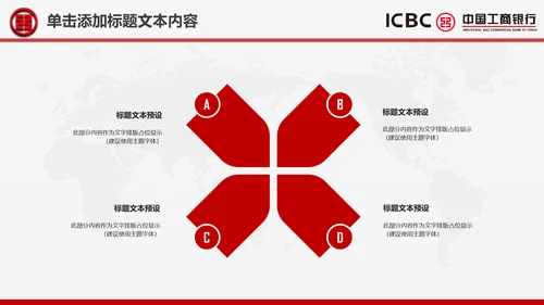 工商银行ppt模板工行理财工作总结汇报