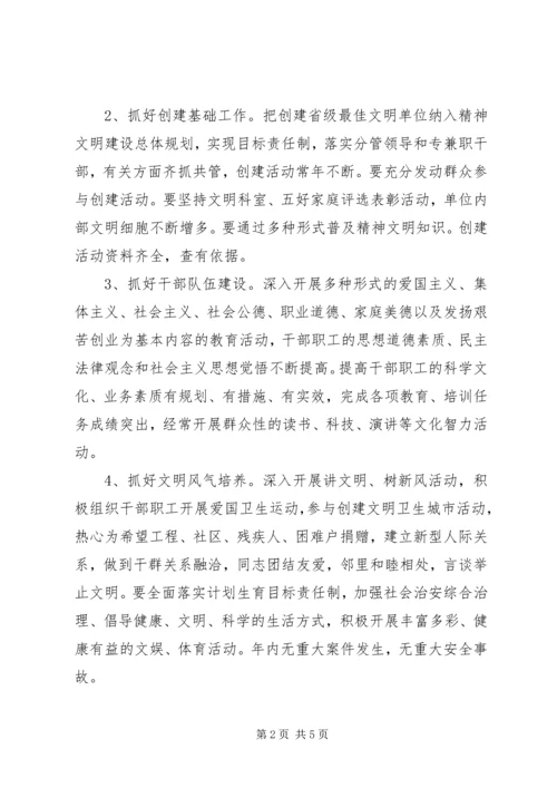 关于二○○六年创建省级最佳文明单位的工作意见（工商）.docx