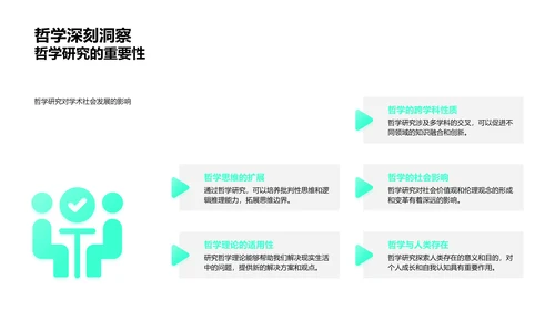 哲学研究答辩报告PPT模板