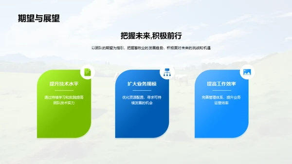 畜牧业务崭新征程