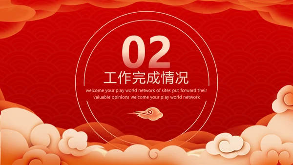 剪纸风虎年工作计划通用PPT模板