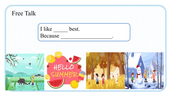 Unit 2 My favourite season Part B Let's learn课件（29