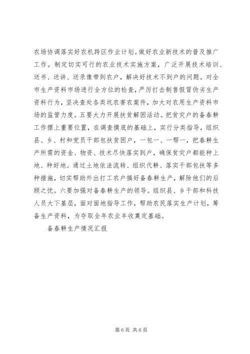 备春耕生产情况汇报 (7).docx