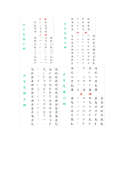 现代汉语重点