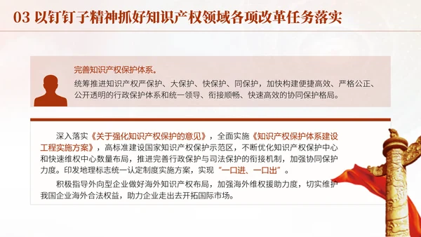 二十届三中全会进一步深化知识产权领域改革为中国式现代化提供有力支撑PPT课件