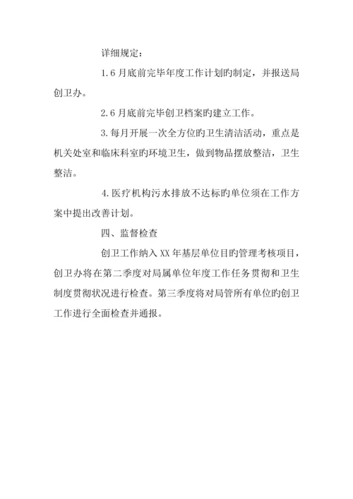 卫计局创建省级卫生县城精细化常态化工作管理方案.docx