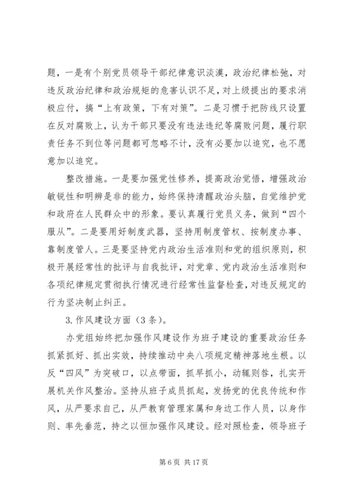 民主生活会召开情况汇报 (2).docx