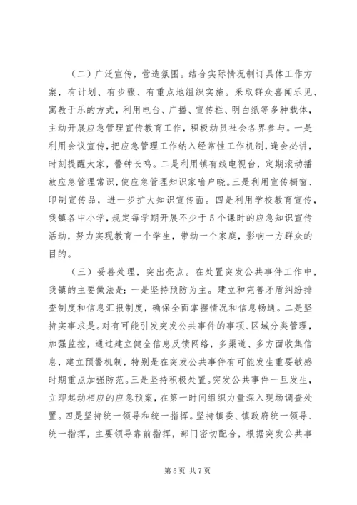 乡镇年度应急管理工作总结.docx