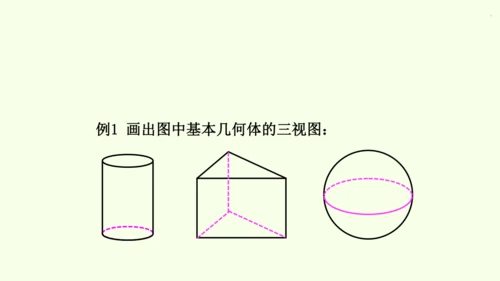 人教版数学九年级下册29.2 第1课时 几何体的三视图课件（32张PPT)