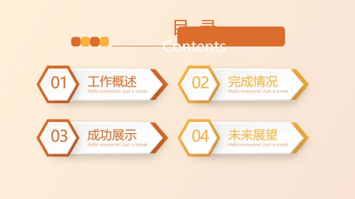 橙色试试瑜伽健身宣传动态PPT