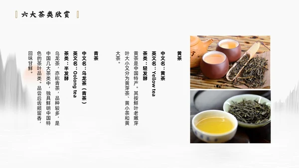 中国风水墨画少儿茶艺培训员工培训