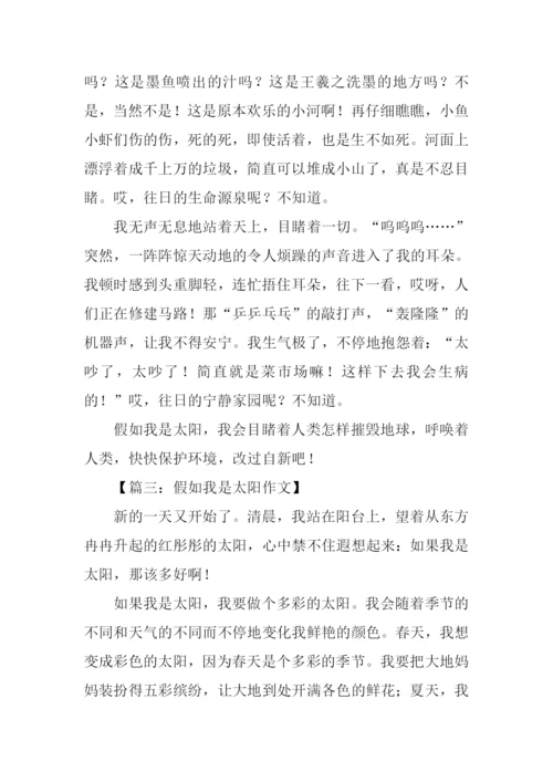 假如我是太阳作文600字.docx