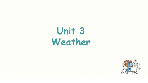 人教PEP版英语四年级下册单元Unit 1-Unit 6知识回顾汇总（课件版）(共29张PPT)
