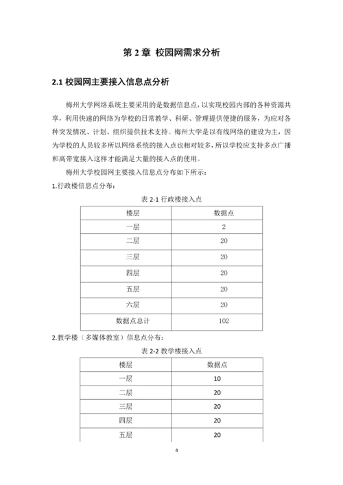 吴思念-1608020135-梅州大学校园网络规划设计方案.docx