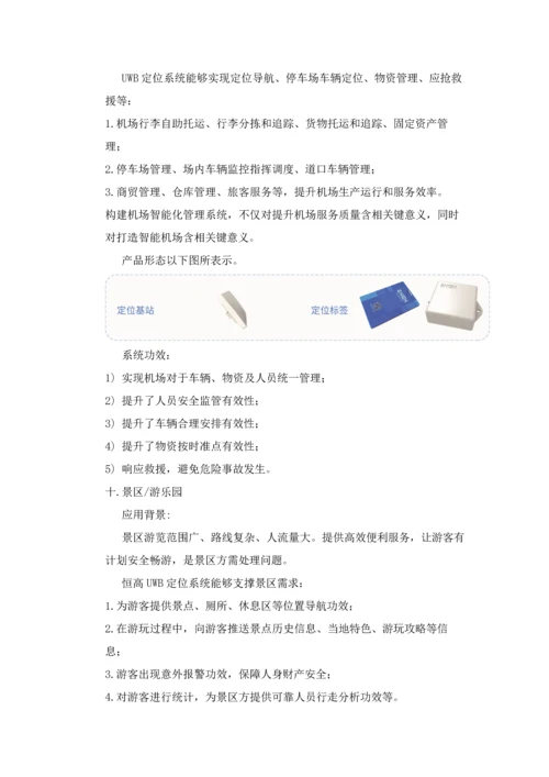 UWB定位系统行业应用解决专项方案最新版.docx