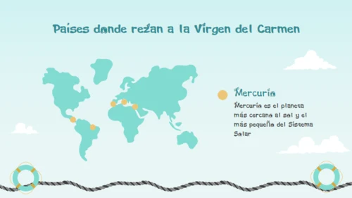 卡门圣母节介绍通用PPT模板