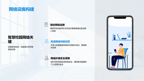智慧校园教育提升报告PPT模板