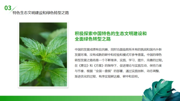 碳达峰碳中和低炭经济环境保护通用PPT模板