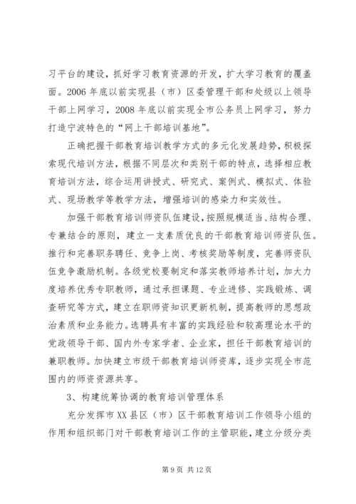 干部教育培训计划 (13).docx