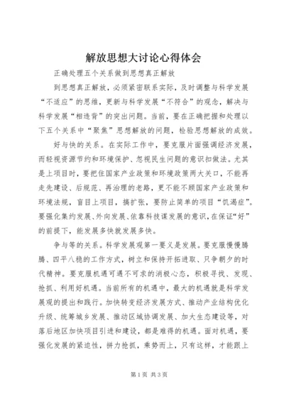 解放思想大讨论心得体会 (17).docx