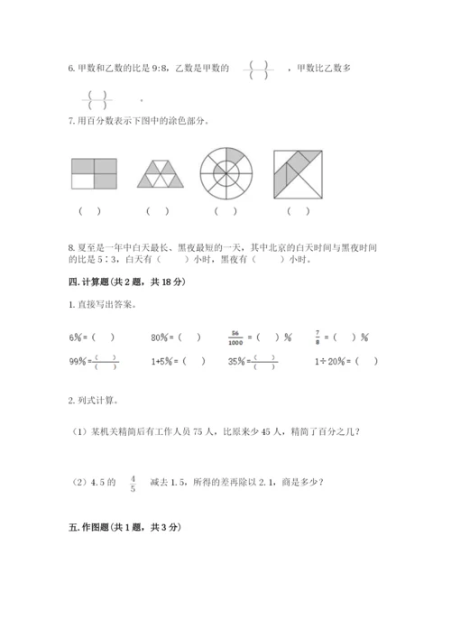 六年级下册数学期末测试卷附答案（能力提升）.docx