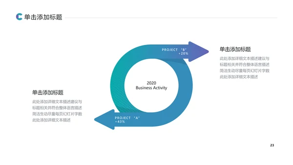 高逼格创意企业宣传公司简介商务PPT模板
