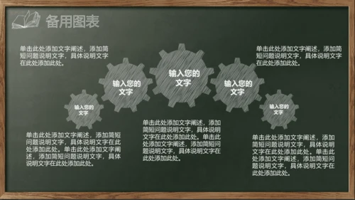 开始上课教师粉笔说课教学黑板PPT模板