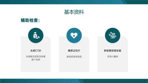 绿色实拍慢性硬膜下血肿的护理查房临床护理诊断医疗ppt