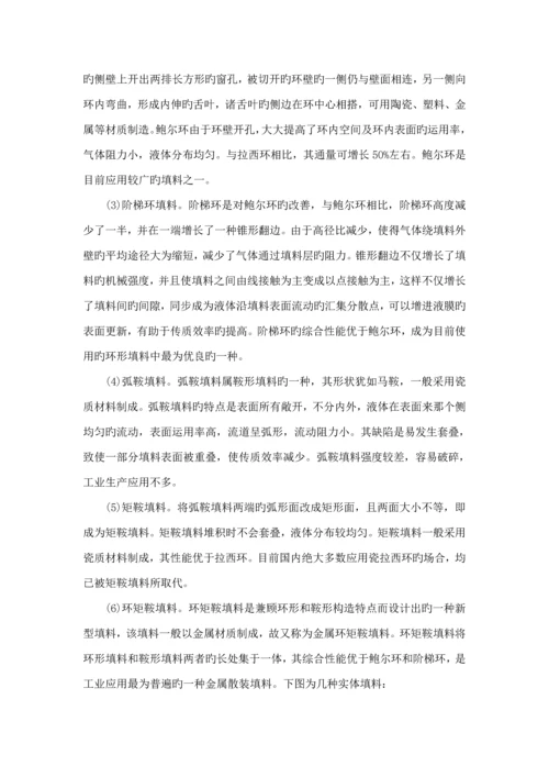 化工原理优质课程设计水吸收氨气填料塔设计.docx