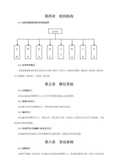 国际连锁酒店员工服务管理标准手册.docx