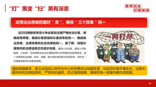 重拳出击打黑除恶教学汇报PPT课件