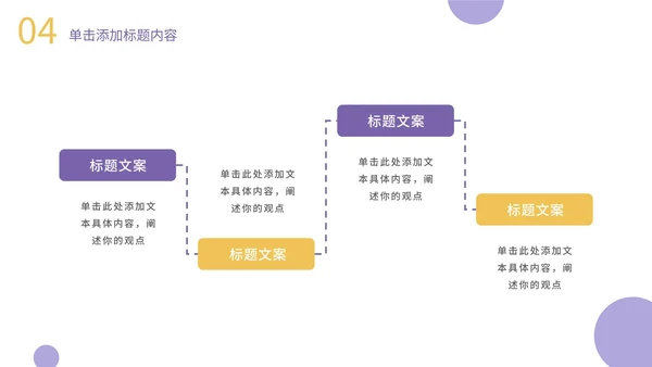 紫色扁平插画答辩PPT模板