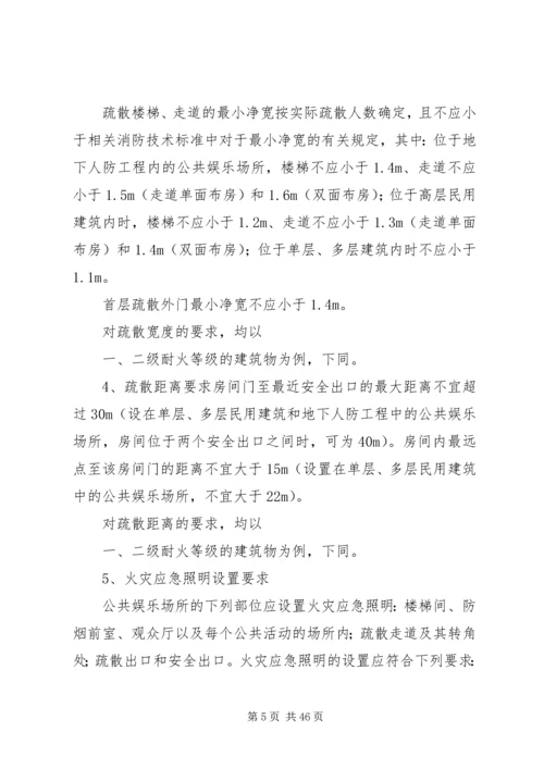 人员密集场合的消防安全措施.docx
