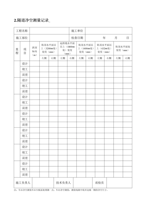 地铁施工记录、隐蔽工程检查记录.docx