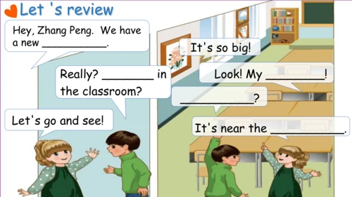 Unit 1 My classroom-Part A Let's talk & learn 课件(共