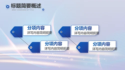 蓝色科技智慧信息化建设商务动态PPT模板