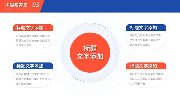 红蓝教育学专业课程公开课件通用PPT模板