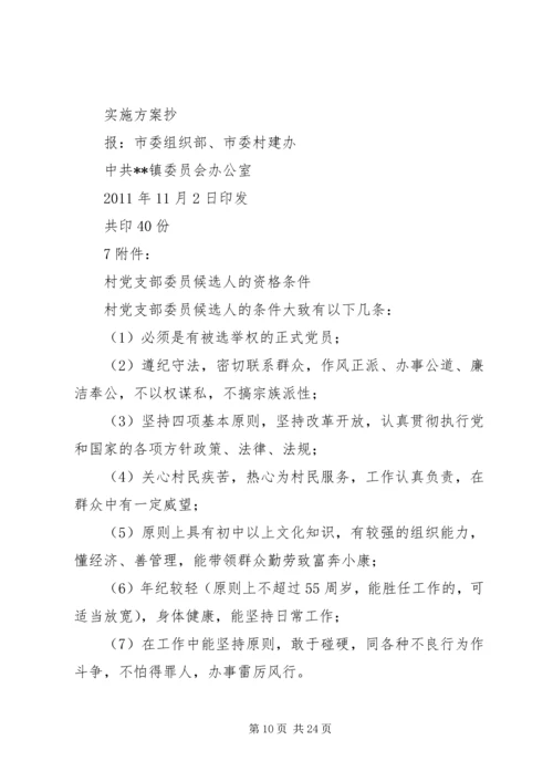 村党支部委员会换届选举办法.docx