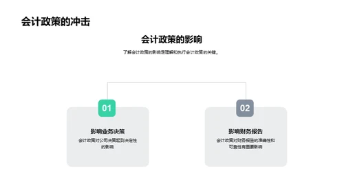 掌握会计政策实施