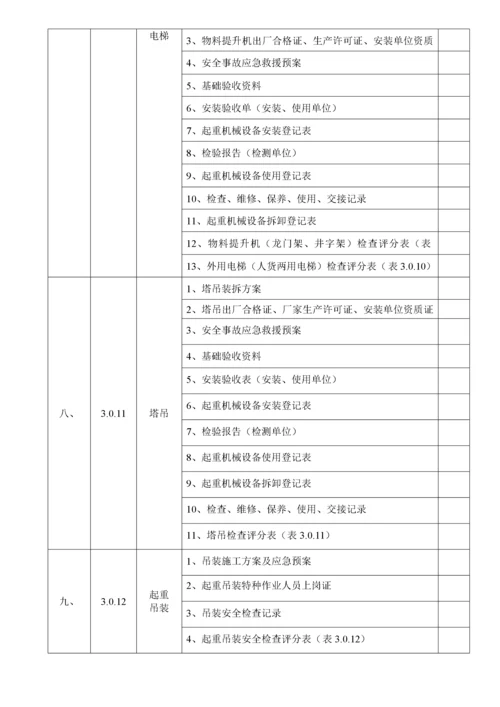 施工现场安全技术资料目录(最新整体).docx