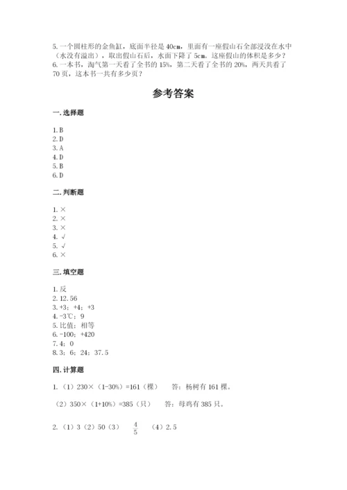 湛江市小升初数学测试卷精编.docx